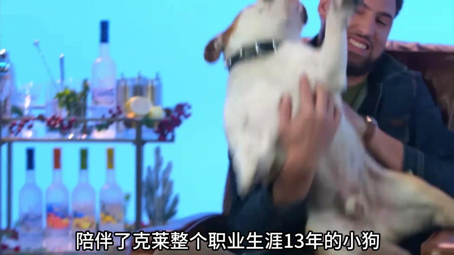陪伴克萊13年的小狗去世了，不敢相信克萊得多么傷心